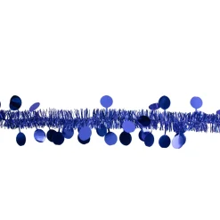 Tinsel and Polka Dot Commercial Christmas Garland - 50' x 1.5