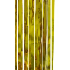 Tinsel Christmas Window or Door Curtain - 3' x 8' - Gold