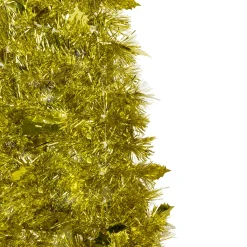 Tinsel Pop-Up Artificial Christmas Tree - 6' - Gold - Unlit