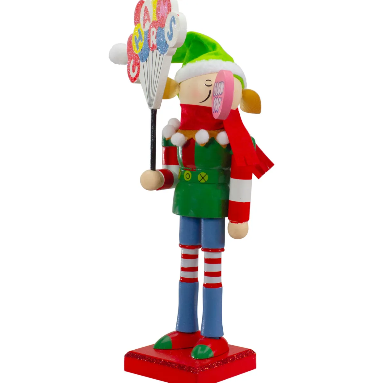 Tootsie Roll Charms Blow Pop Wooden Christmas Elf Figure - 11"