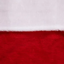 Traditional Plush Christmas Stocking with Cuff - 36