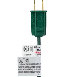 Transparent C7 Twinkle Christmas Lights - Multicolor - 24' Green Wire -Set of 25