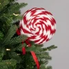 Twisted Yarn Peppermint Lollipop Christmas Pick - 19.25"