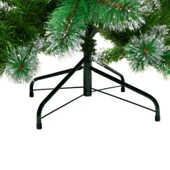 Two-Tone Spruce Pine Glitter Tip Medium Artificial Christmas Tree - 6' - Unlit