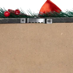 Welcome Christmas Porch Sign with Pine and Bow - 35.75