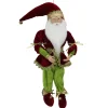 Whimsical Elf Hanging Christmas Figure - 18" - Red and Green
