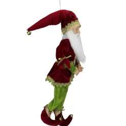 Whimsical Elf Hanging Christmas Figure - 18
