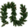 White Valley Pine with Pine Cones Artificial Christmas Garland - 9' x 14" - Unlit