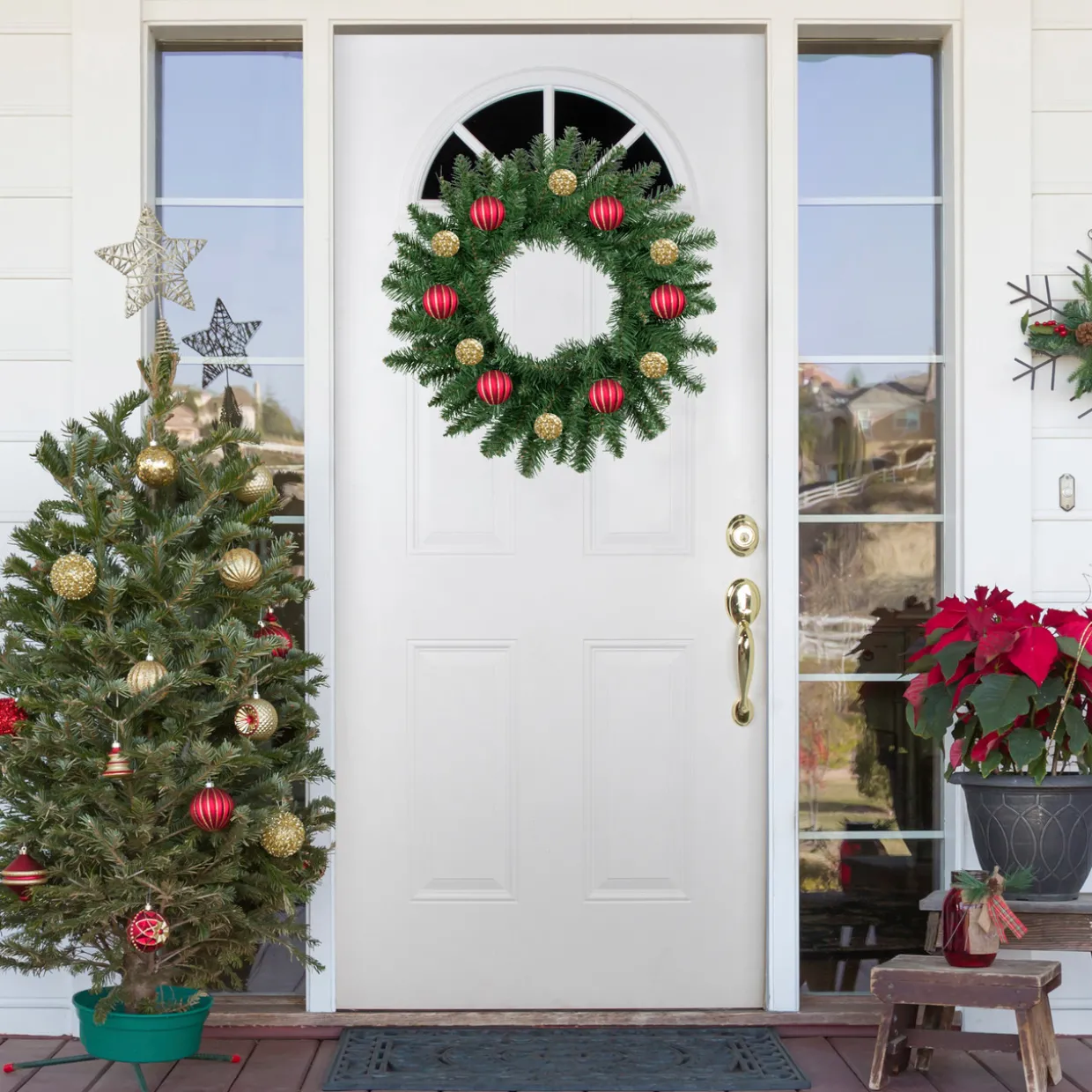 Winona Fir Artificial Christmas Wreath, 20-Inch, Unlit