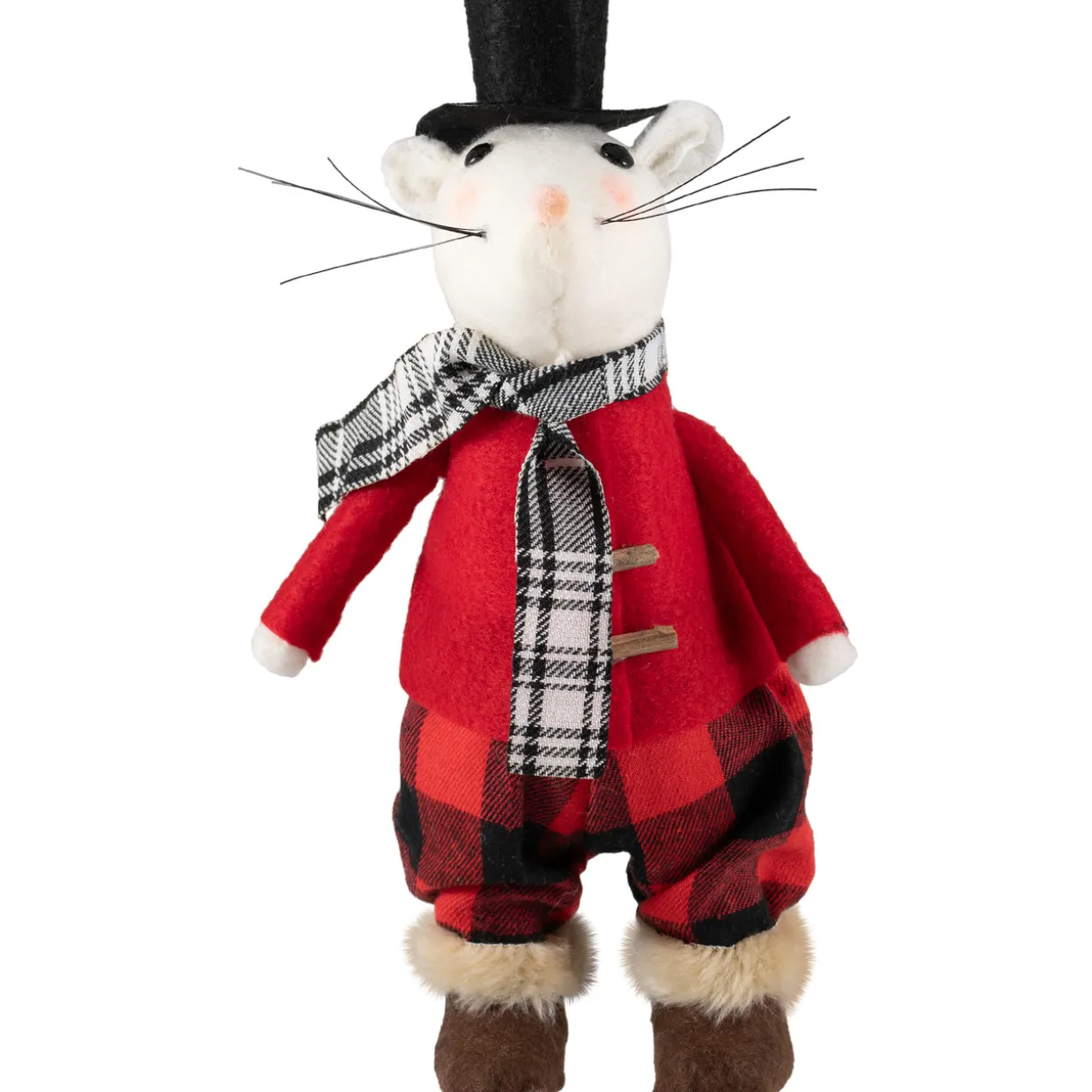Winter Mouse Christmas Tabletop Figure - 11"
