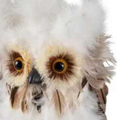 Woodland Feathery Owl Christmas Tabletop Figure - 7