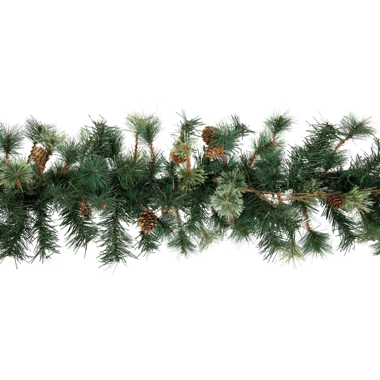 Yorkville Pine, Twig and Pinecone Artificial Christmas Garland - 9' x 12" - Unlit